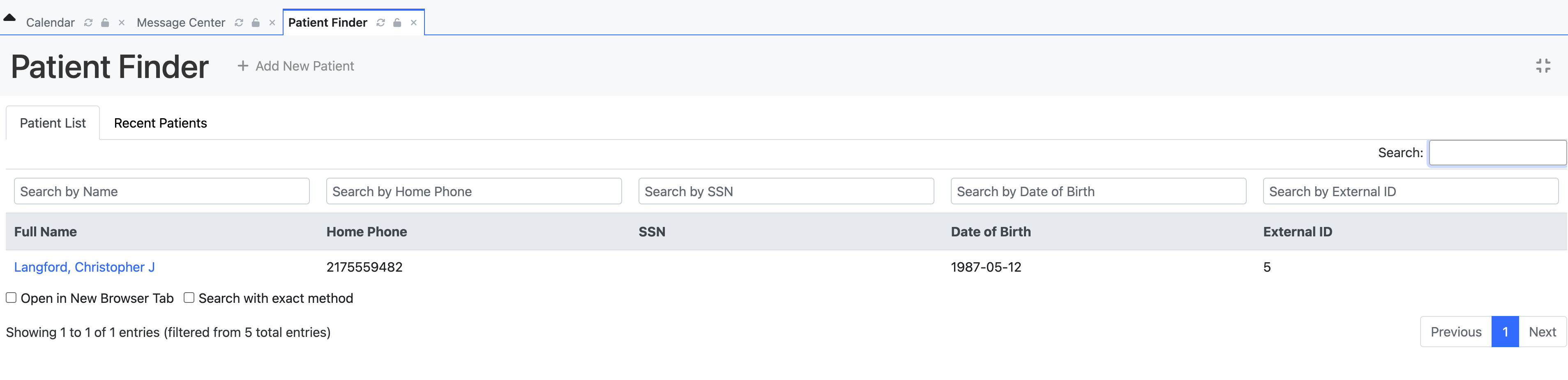 Finder Search