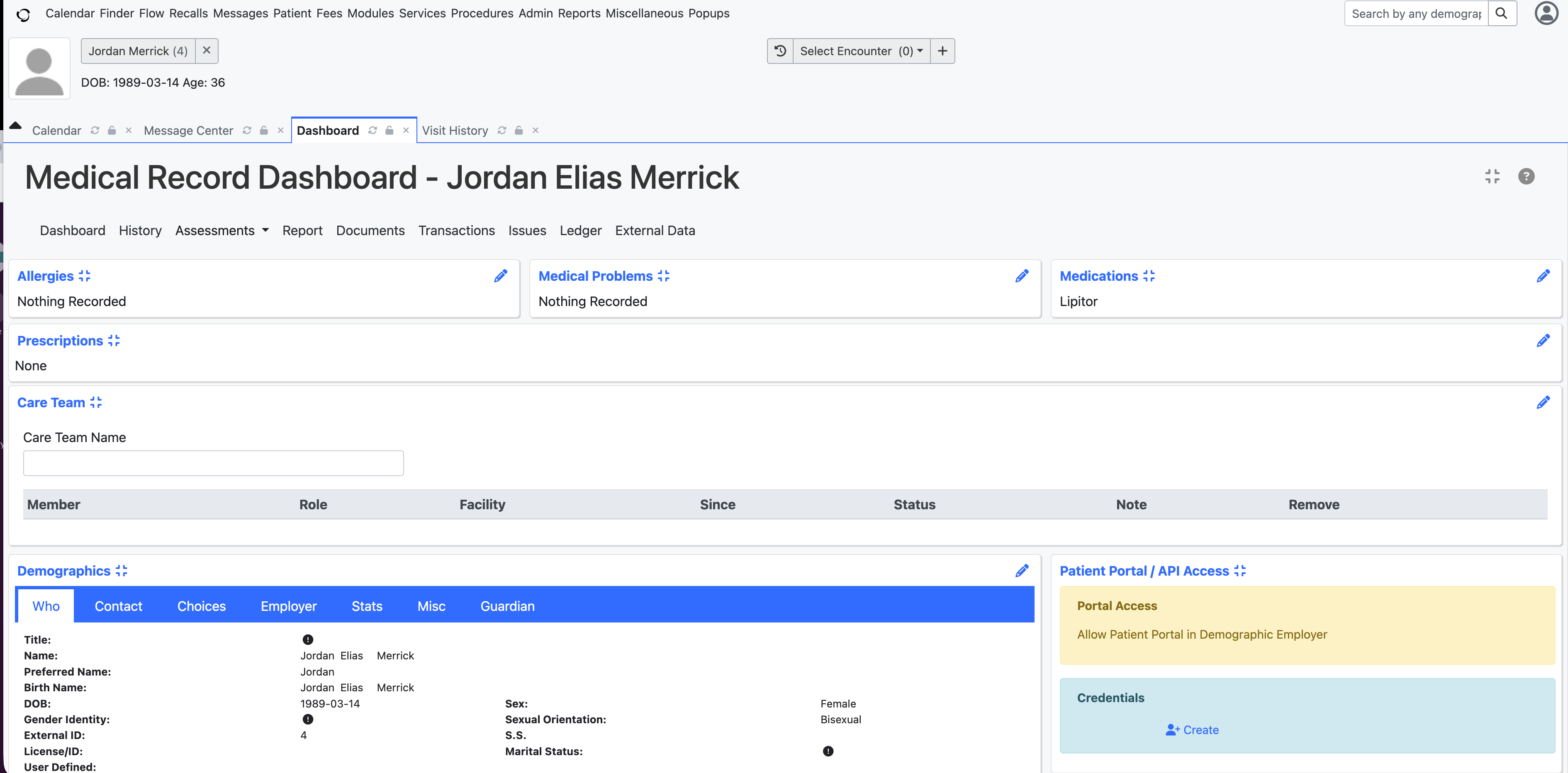 Patient Dashboard